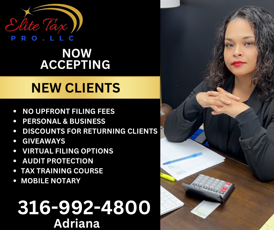 Tax Professional with Client